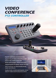 Modulo LCD a schermo blu di grado industriale nuovo RS232 RS485 POE PTZ telecomando Joystick tastiera Controller per conferenza - Product Image 5