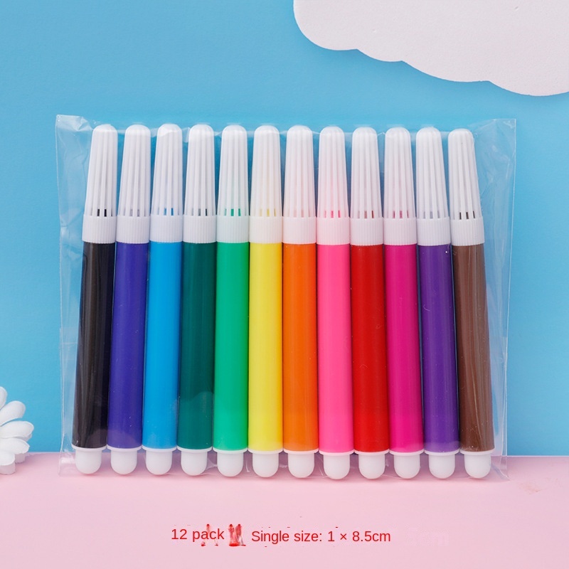 12 bolígrafos de colores