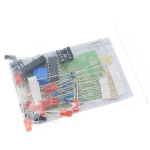 Electronic Dice <strong>NE555</strong> LED Module CD4017 DIY <strong>Kit</strong> 5mm Red LED 4.5-5V ICSK057A Electronic Module Fun Diy Electronic - Product Image 2