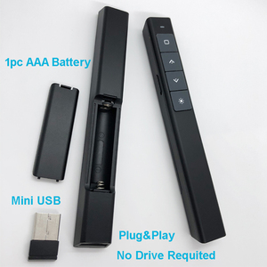Telecomando presentazione presentatore Wireless puntatore Laser a luce rossa per la pagina Powerpoint up down presentatore laser clicker - Product Image 3