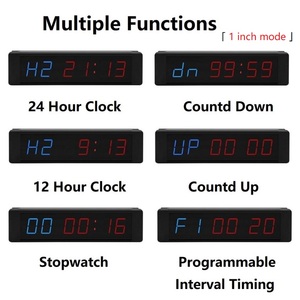 Timer portatile da 1.5 pollici per conto alla rovescia/Up per il cronometro da allenamento a intervalli con telecomando per lo Yoga da palestra a casa - Product Image 4