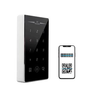 13.56Mhz scheda codice a barre Wiegand 26 34 TCP IP RS232 IP68 impermeabile in metallo Touch tastiera porta di controllo QR codice NFC lettore - Product Image 1