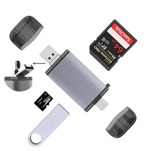 6 in 1 Kartenleser Micro USB 2.0 Typ C zu SD TF Adapter Zubehör OTG Card reader Smart Memory SD Kartenleser - Product Image 1