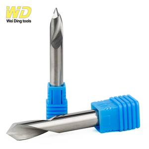 HRC50 <strong>End</strong> <strong>Mill</strong> 45 Degree Convex <strong>Mill</strong> <strong>Chamfer</strong> Aluminum Tungsten Coating Diameter 10mm Angle 45