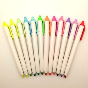Retractable <strong>Highlighters</strong> <strong>Chisel</strong> <strong>Tip</strong> Fluorescent Yellow Dozen Color <strong>Highlighter</strong> - Product Image 1