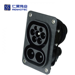EV DC入口插座2型CCS COMBO2 DC快速电动汽车充电CCS2 - Product Image 1
