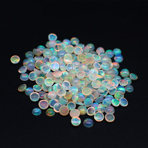 Yüksek kalite doğal Opal güçlü yuvarlak düz takı saat takım yüzük kolye bilezik taş doğal opal - Product Image 5