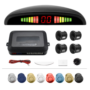 Smartour Packing <strong>Sensor</strong> Kit 4 <strong>Sensors</strong> LED Parking <strong>Sensor</strong> <strong>System</strong> Car Reverse Backup Radar Buzzer Warning Alarm LED <strong>Display</strong> - Product Image 2