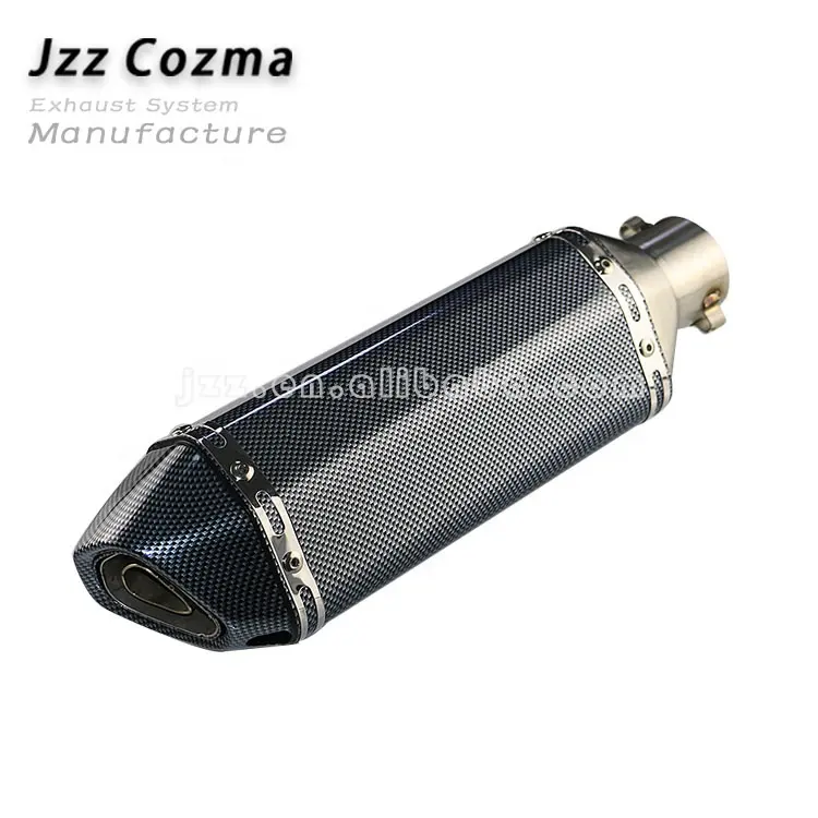 Mufller di scarico nuovo design JZZ cozma per impianto di scarico moto