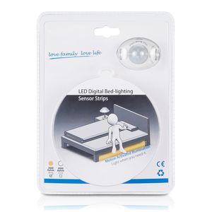 <strong>LED</strong> Strip Light Under Bed Night Light Motion Sensor Bed Light with Motion 3W 2 <strong>LED</strong> Strips <strong>1.2M</strong> - Product Image 4