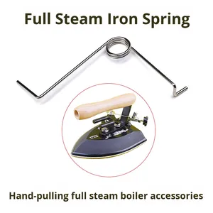 Kéo tay lớn và nhỏ sắt mùa xuân cờ lê đầy đủ hơi nước sắt công tắc áp lực may thép cuộn phục hồi phụ kiện Xoắn - Product Image 6