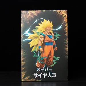 35CM הדרקון סון גוקו SSJ3 אנימה דמות סופר Saiyan 3 צלמית פסל PVC GK בובת צעצועי מתנה DBZ פעולה דמויות