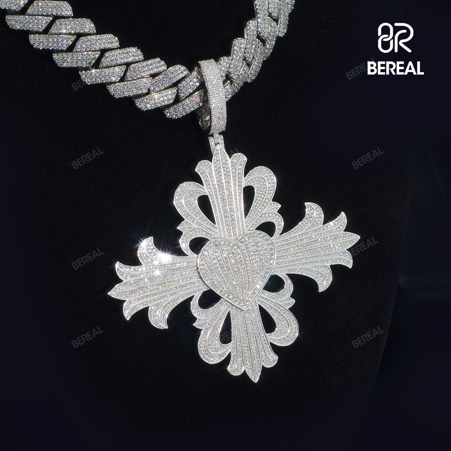 3inches Moissanite+S925