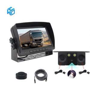 Parking <strong>Sensor</strong> 5 in 1 Truck <strong>Reversing</strong> 7 Inch Monitor Built-in 2pcs Radar <strong>Reversing</strong> Backup Camera Truck Parking <strong>Sensor</strong> <strong>System</strong> - Product Image 3