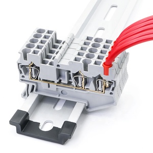 ST 2.5-TWIN <strong>Spring</strong> Connection Multi Conductors Feed Through Push in 3 Copper Conductors Twin Screwless DIN Rail <strong>Terminal</strong> <strong>Blocks</strong>