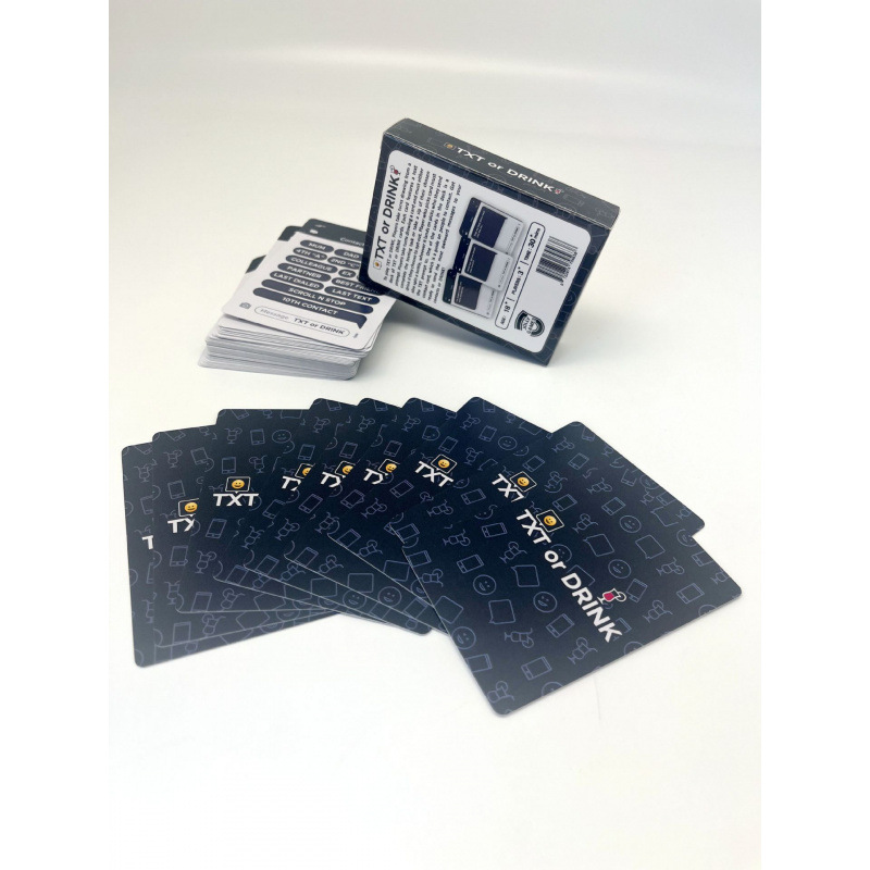 Texto negro o bebida