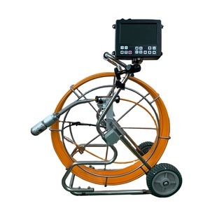 Rilevatore di telecamere per fognature per tubi impermeabili CCTV HD CCTV da 60m a 150m Pan Tilt 50mm