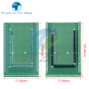 TZTใช้งานร่วมกับMEGA2560 Double-Side PCBต้นแบบสกรูเทอร์มินัลบล็อกแผงป้องกันสําหรับA Rduino Mega 2560 / Mega2560 R3 - Product Image 2