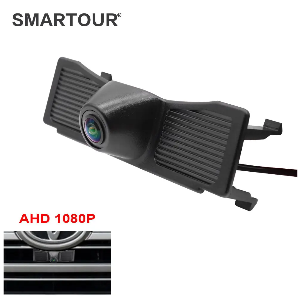Smartour AHD 1080P Câmera de visão frontal do carro para Toyota Land Cruiser 200 LC200 2018 2019 2020 2021 Visão noturna 1080P Câmera reversa