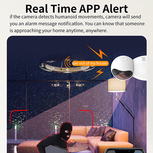 Sistema de alarma de seguridad Tuoan IOT WIFI con Sensor de puerta Detector PIR Sistema de cámara de red Control de aplicación Sistema de seguridad de alarma para el hogar - Product Image 2