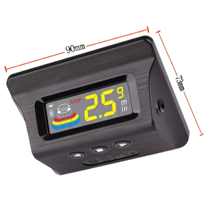 Car 4 radar <strong>Sensor</strong> OSD <strong>Display</strong> Solar Charge <strong>LCD</strong> Parking System for Toyota <strong>Reverse</strong> Backup Safe Parking Aid - Product Image 2