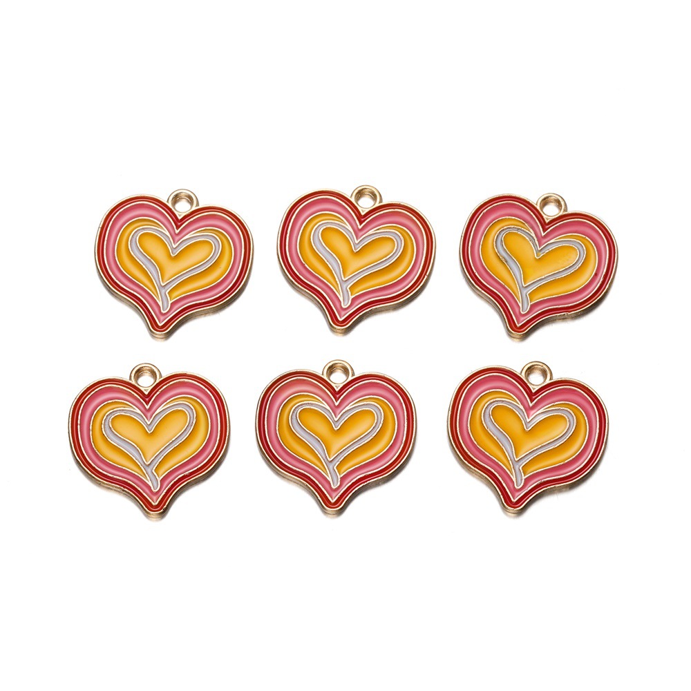 Heart-shaped pendant (21*21mm) 02