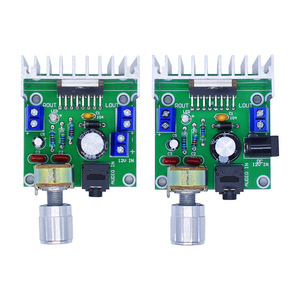 Amplificador TDA7297 de doble canal, placa amplificadora de potencia silenciosa AC DC 12V, amplificador terminado, placa A/B - Product Image 2