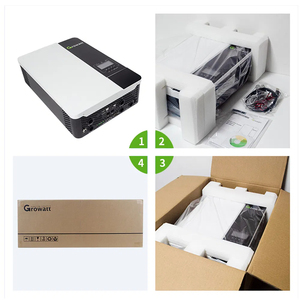 5000W Off-Grid <span class=keywords><strong>String</strong></span> Inverter Growatt híbrido monofásico DC/AC inversor MPPT controlador WiFi residencial bateria de lítio