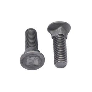 Bu Lông Cày Cổ Vuông Đầu Hình Elip Đầu Hình Elip Màu Đen Oxit Thép Trơn Lớp 8 - Product Image 5