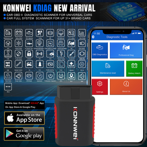 KONNWEIKDIAGカーALLシステムカー診断ツールマルチリセットALLOBD2スキャナーコードリーダークリアエラーコードオイルSASで読み取る - Product Image 4