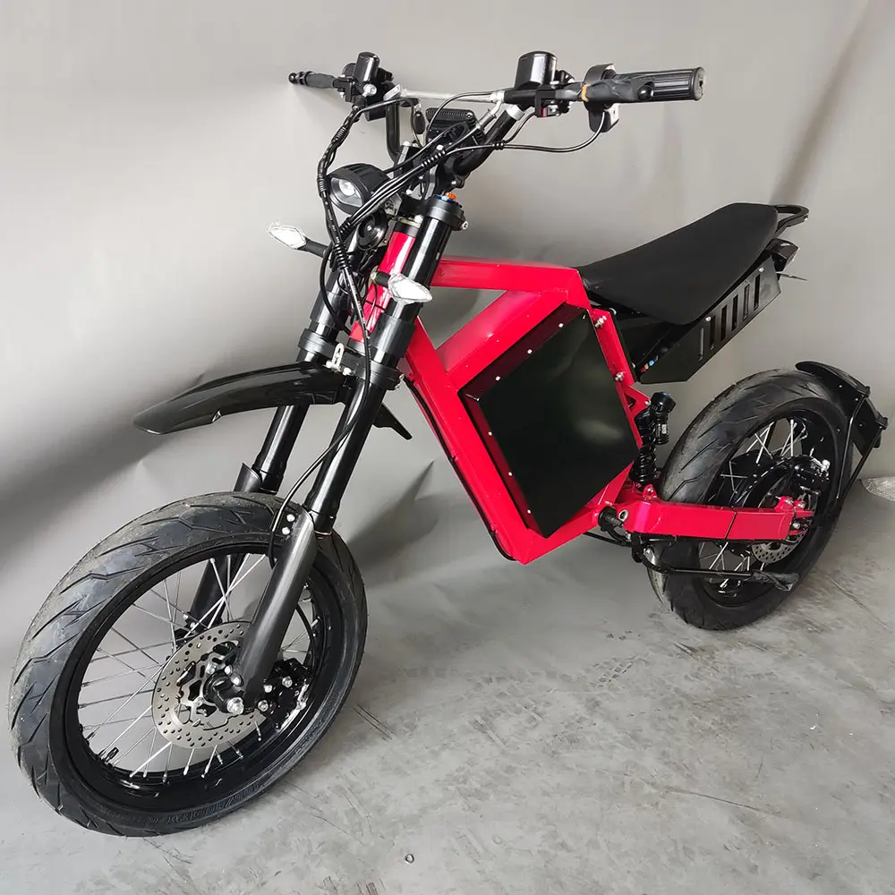 Precio barato motocicleta eléctrica bicicleta 60mph e bicicleta neumático grueso 10000W motor bicicleta de calle eléctrica para adultos