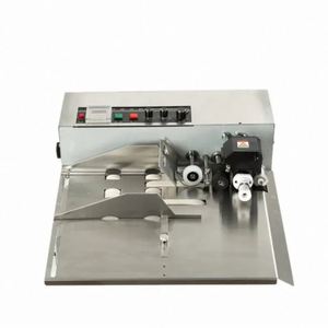 Tinten rad Stahl druck Kontinuierliche Codier maschine Breiteres Produktions datum Chargen nummer Stempel markierung Lebensmittel beutel Druckmaschine - Product Image 3