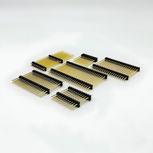 Pin Header Professional Designed 2,54mm 2,0mm 1,27mm zweireihig gerade DIP Typ SMT Pin Header - Product Image 1