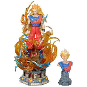Yubon Goku PVC şekil oyuncaklar klasik 45cm büyük Anime aksiyon figürleri tahsil heykelcik Dragon ejderha topları modeli şekil oyuncak