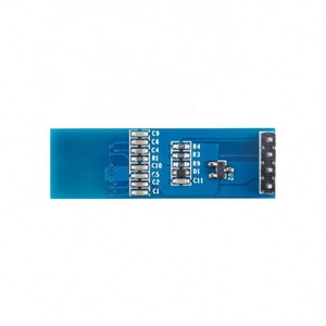 0.91 inç OLED ekran modülü 4Pin çözünürlük 128X3 2 LCD ekran IIC arayüzü 12832 mavi SSD1306 Arduino e-kağıt modülleri için