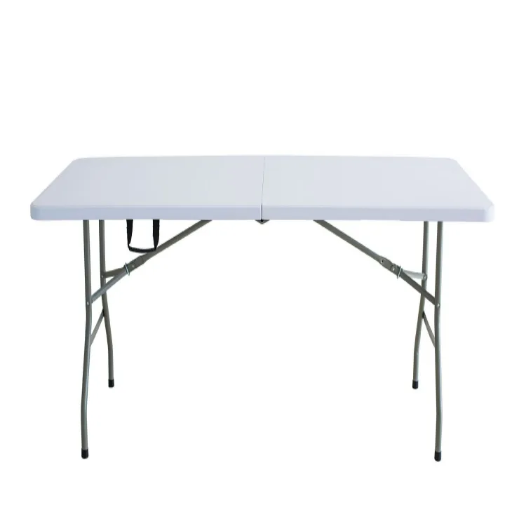 折りたたみ式テーブルチェア屋外白色高密度ポリエチレン