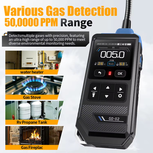 FNIRSI GD-02 0.5sサンプリング時間1ppm/1% LEL高精度長寿命CH4 C3H8 LPG可燃性ガス漏れ検出器 - Product Image 4