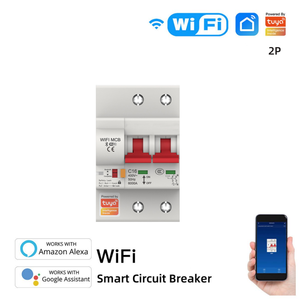 Fabrika akıllı ev otomasyon yüksek teknoloji cihazı 63 Amp 2-Pole ESP8685 Wifi devre kesici aydınlatma için elektrik anahtarı - Product Image 5
