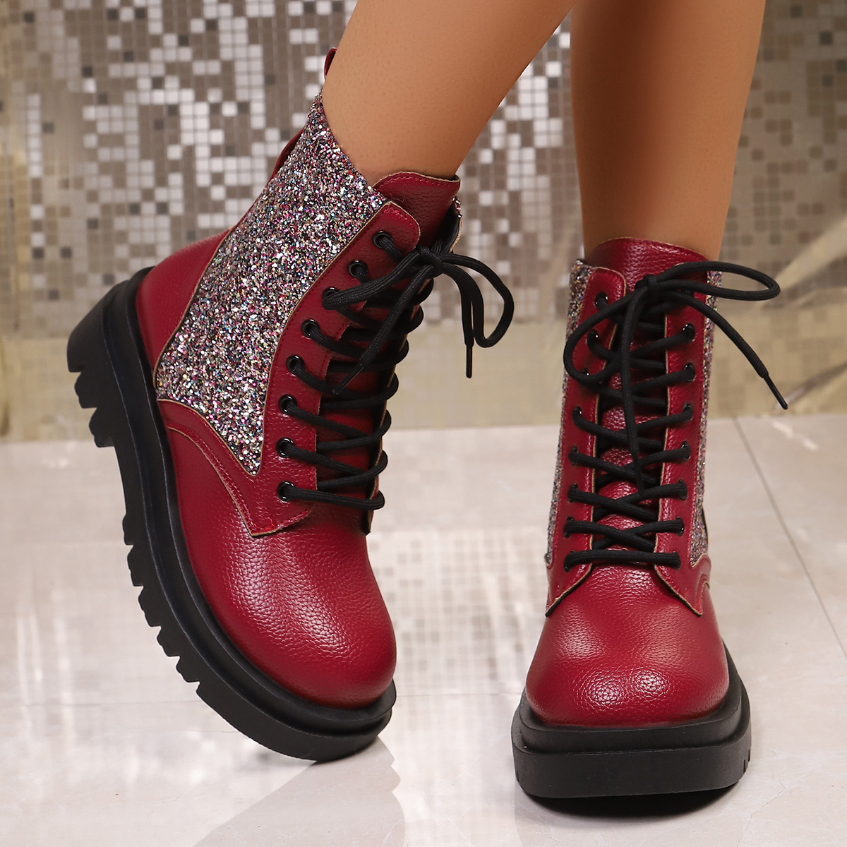 Paillettes rouges