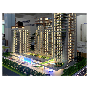 彩色建筑比例模型3d制作城市生活氛围新建筑模型 - Product Image 3