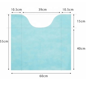 廉价马桶垫套装浴室浴缸防滑地毯u型马桶垫马桶垫 - Product Image 4