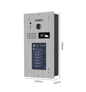 2 Wire Entry <strong>Intercom</strong> <strong>System</strong> 4.3'' Touch Screen Wifi Monitor Smart Tuya Door Video <strong>Intercom</strong> - Product Image 2