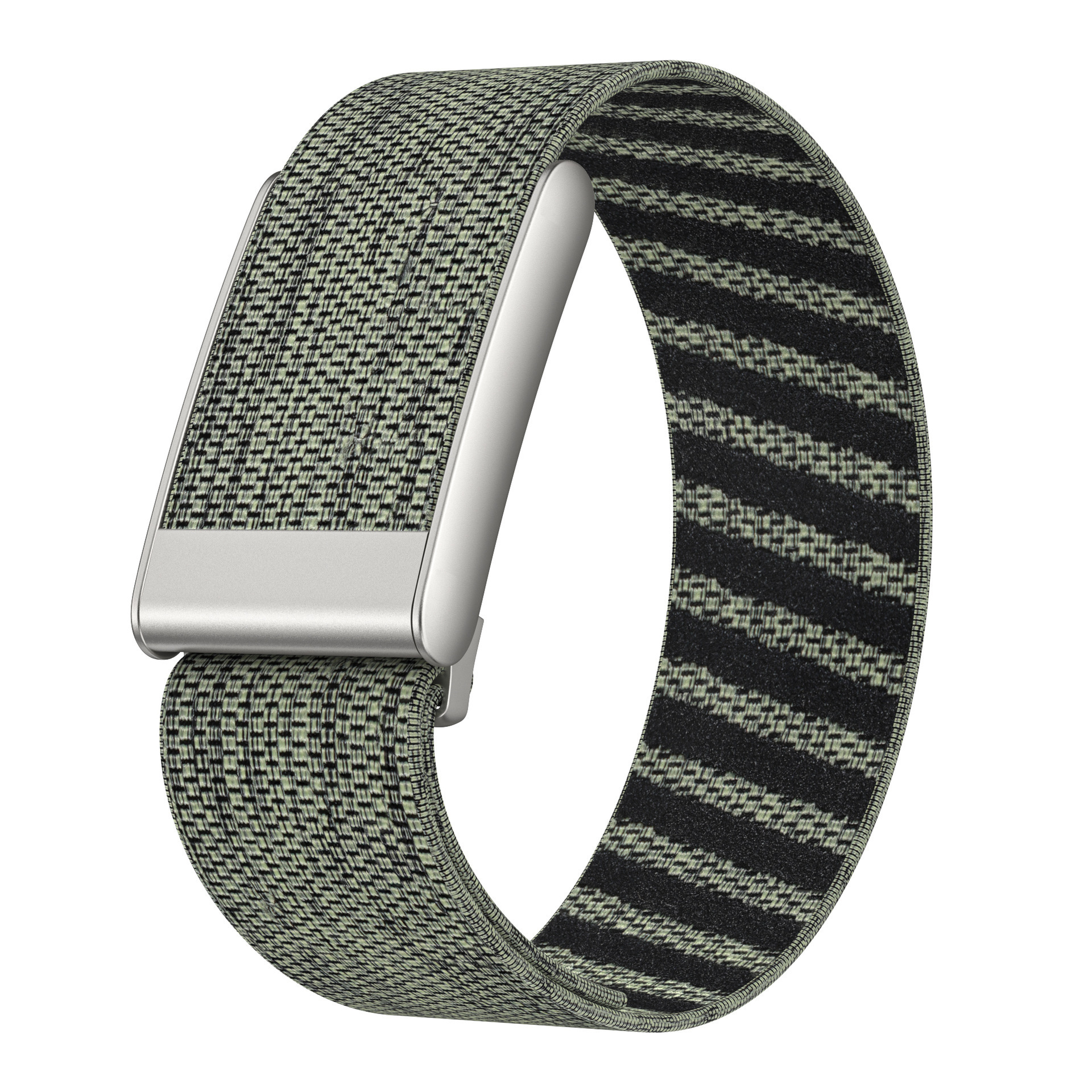 gray green-silver frame