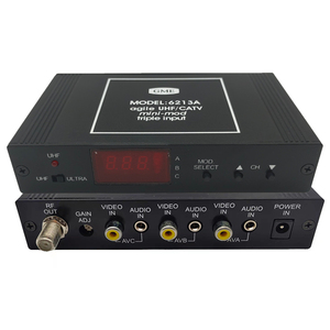 Factory Hot Sales Mini-Mod Triple Channel <strong>Input</strong> 3CH Agile UHF/CATV RCA AV to RF CATV Analog <strong>Modulator</strong> - Product Image 1