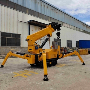Çatı montajı ve depolama için teleskopik bomlu mobil örümcek paletli vinç 3t yük kapasitesi - Product Image 3