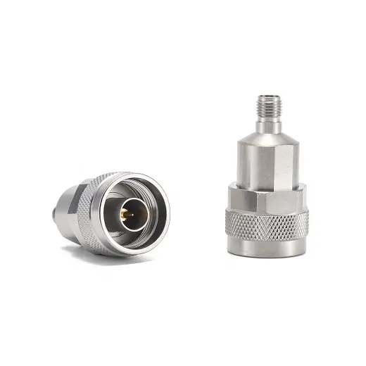 18GHz Stainless Steel Millimeter Wave Adapter N Male Connector To 2.92mm Female Jack RF Adaptor