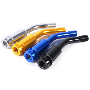 CNC加工アルミ合金M12 <span class=keywords><strong>M14</strong></span>車シフトノブシフターレバー延長ロッドフォルクスワーゲンT4 T25用