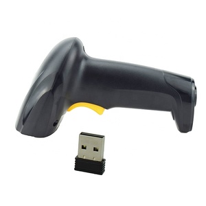 Handheld-Barcode-Scanner 2.4G Drahtlose und kabel gebundene USB-Schnitts telle QR-Barcode PDF417 1D CCD Wiederauf ladbarer Auto-Scan-Waffen leser