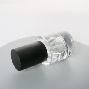 Luxus 30ml 50ml 100ml Clear Frosted Lotion Behälter Creme Liquid Foundation Flasche Kosmetische Glasflasche mit Pumpe