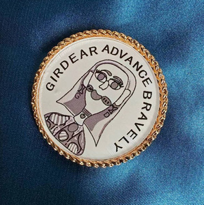 נשים קידמה ליורבי אמייל סיכת מטבע עגול סיכת מטבע סיכת מטבעות דש סיכה עבור חברים מתנות אביזרי תכשיטים - Product Image 2